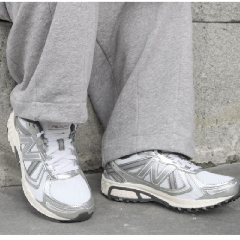 New Balance 410 Unisex Running Shoes 2e Silver Mt410km5