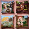 Trending BBrickleberryable Cushion Cover Premium SkinFriendly Pillow Case MultiPurpose for Home Office Travel