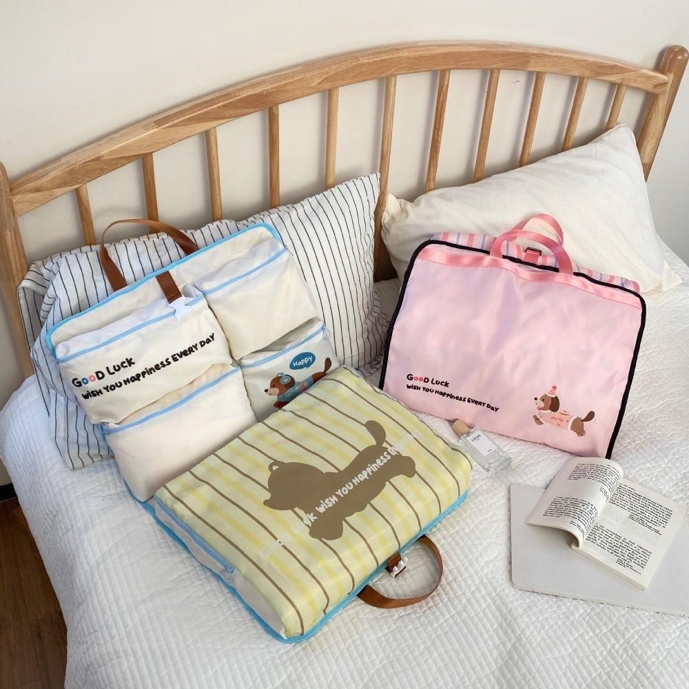 Large Capacity Storage Hanging Bag Cartoon Luggage Bag Cute Clothes Washing Bag  Travel