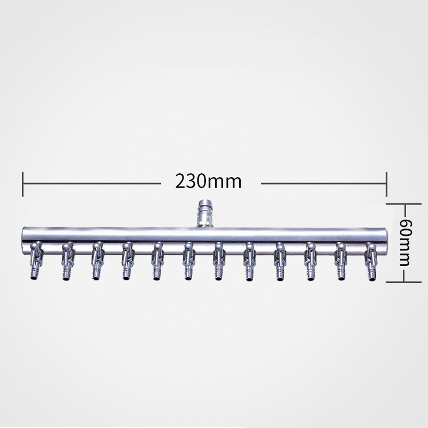 

Разветвители для воздушного насоса Металлические распределители воздуха из нержавеющей стали Распределяют поток воздуха Вход 8 мм и выход 4 мм Аксессуары для рыбного аквариума