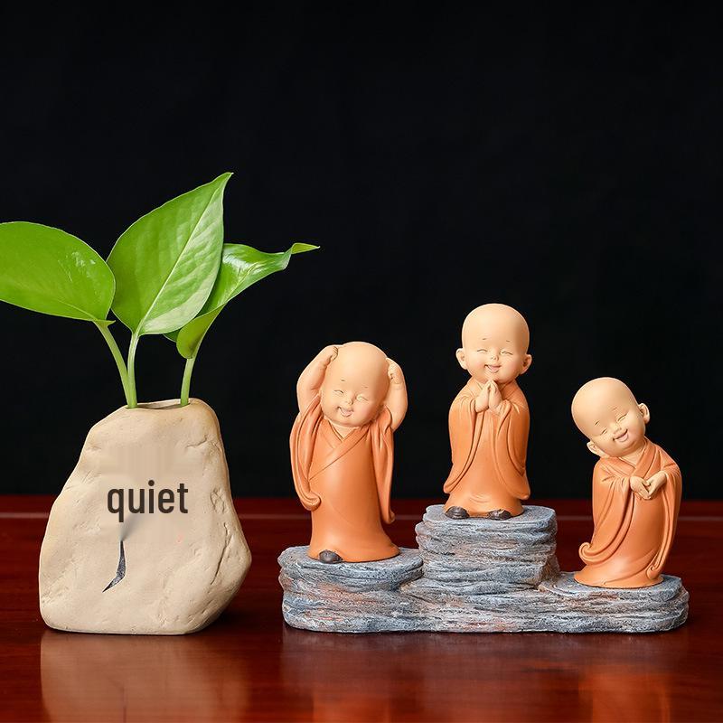 Zen Huineng Malý mnich Stolní ozdoba pro domácí dekoraci