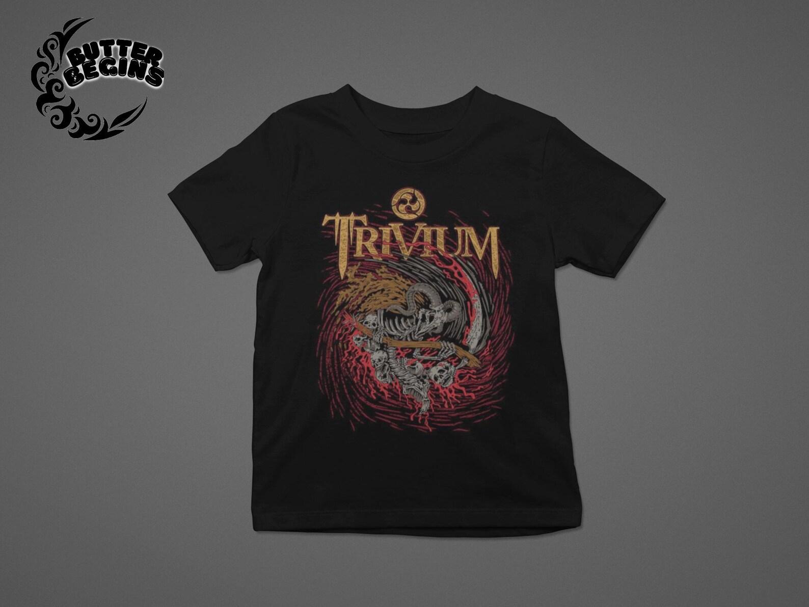 Trivium Metal Music T-Shirt – Ascendancy, Shogun Album Merch Unisex Rocker Clothing 4XL
