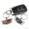 Porte-clés en cuir et alliage avec logo de voiture, anneau et pendentif pour Cadillac ATS BLS CT4 CT5 CTS Escalade SLS SRX XT5 XT6 XTS