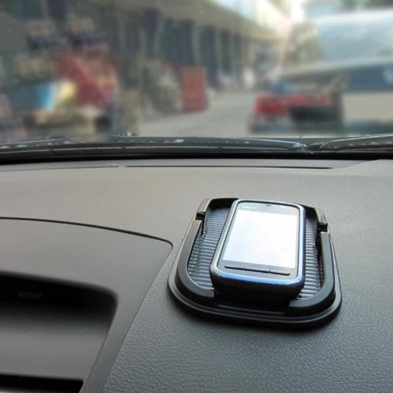 Antislip Reusable Automotive Stabilizer Pad Mat For Phone Dashboard Mounting And Navigation Systems Easy to Clean Design