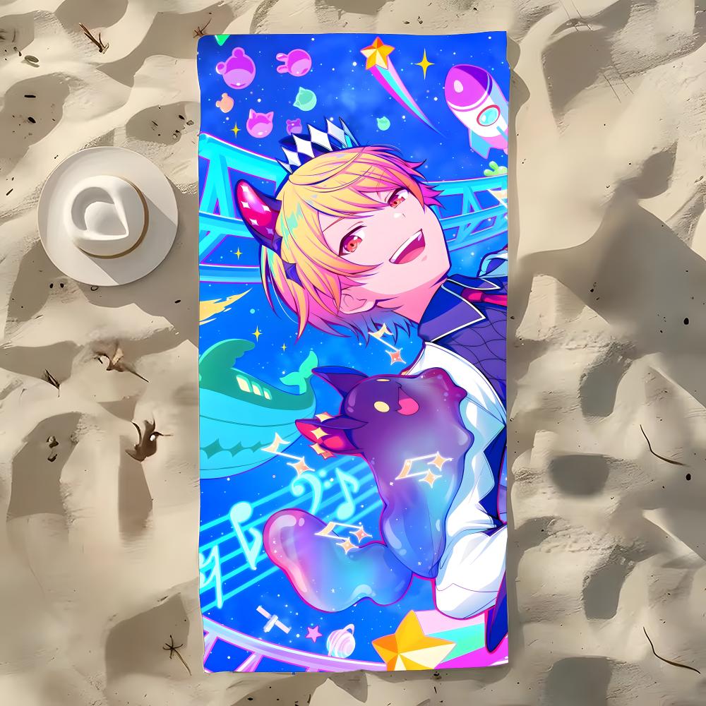 Anime T-Tenma Towel Microfiber Beach Towel, Quick-Dry, Sand-Free, Ultra-Fine Fiber, Super Soft.