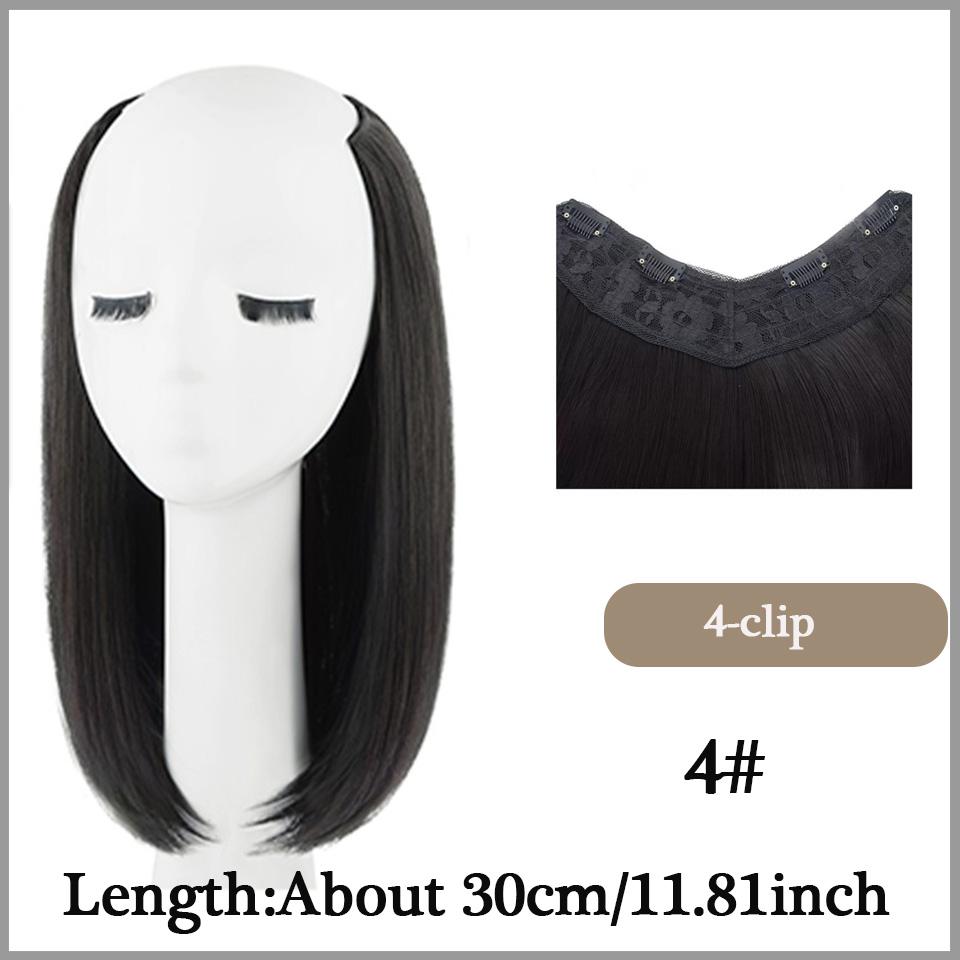 

Синтетические длинные волосы, невидимые зажимы для подушечек для волос, высокие волосы для наращивания, пушистые натуральные искусственные шиньоны