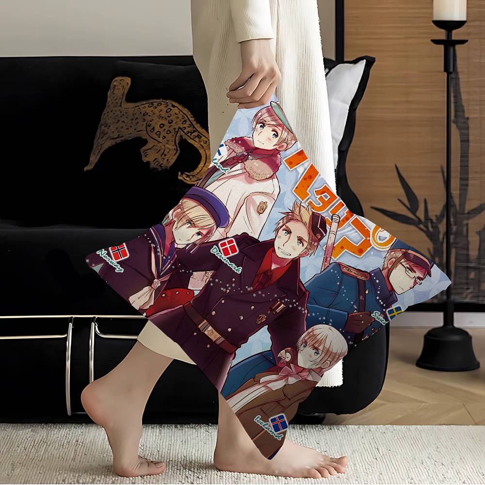Anime Hetalia Axis Powers Personalized Pillow Dust Cover Bedroom Kids Party Decoration Pillowcase Birthday Children Gift