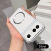 For VIVO X300 FE S50 Pro Mini Case New Lychee Pattern CD Magnetic Ring Ultra-Thin Cover For VIVO X300FE Anti-drop Funda