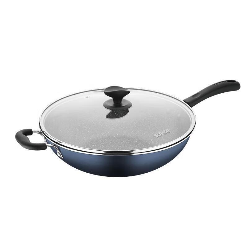 SUPOR 32cm Star Stone Non-stick Wok