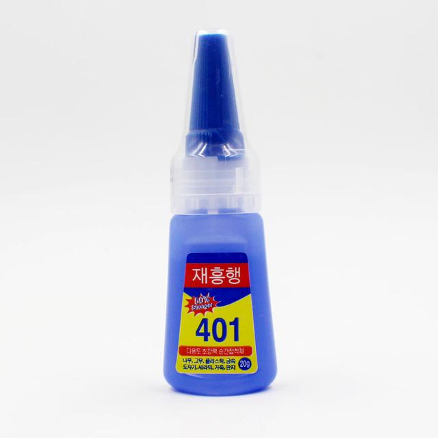 401 Super Liquid Glue Multipurpose Adhesive Home DIY Crafts Jewelry Rhinestone Repair Phone Glass Screen  Nail Beauty Gel Tool