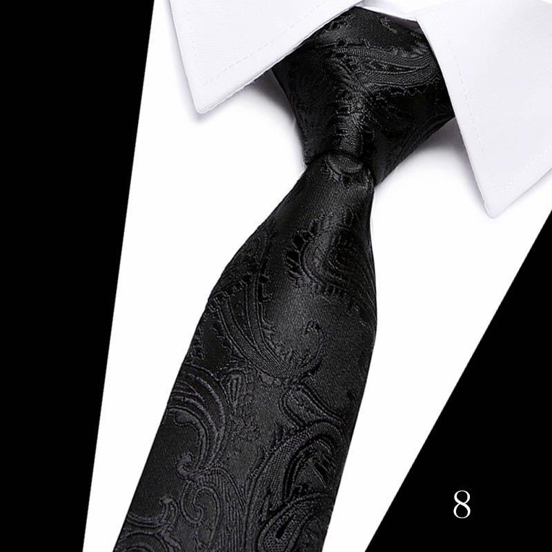 Men'S Polyester Silk High-End Twill Gold Tie 7.5Cm Formal Wedding Etiquette Tie