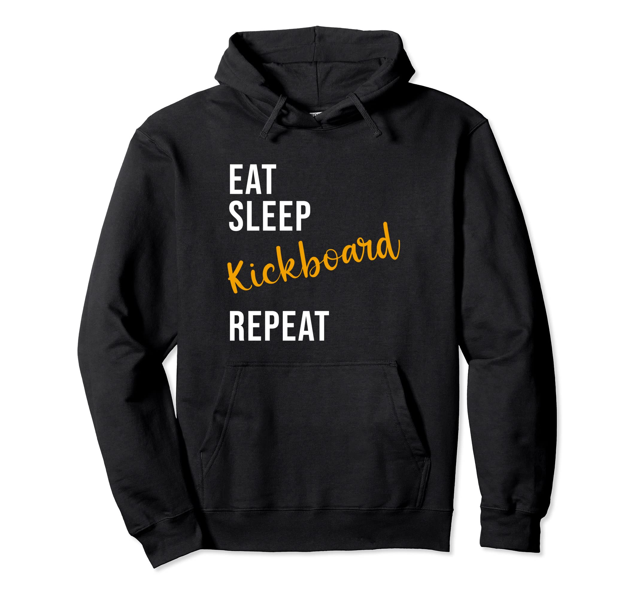 

Eat Sleep Kickboard Повторите смешную толстовку с капюшоном Kickboard -