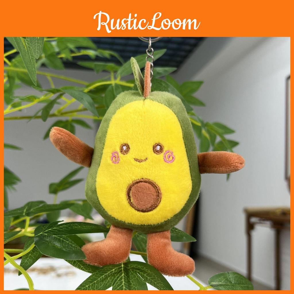 Avocado Fun Plush Keychain Toy Super Soft Material Ideal For Kids Collectors And