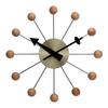Modern Wall Clock Silent Non Ticking 13 Inch Pop Color Decorative Ball Clocks for Living Room Kitchen Office Wall Clocks