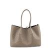 Borsa da Donna Grande in Vera Pelle Borsa Tote Borsa a Mano Lavorata a Maglia alla Moda Borsa in Pelle di Vacchetta Borsa da Donna Borsa a Tracolla Nuova 2025