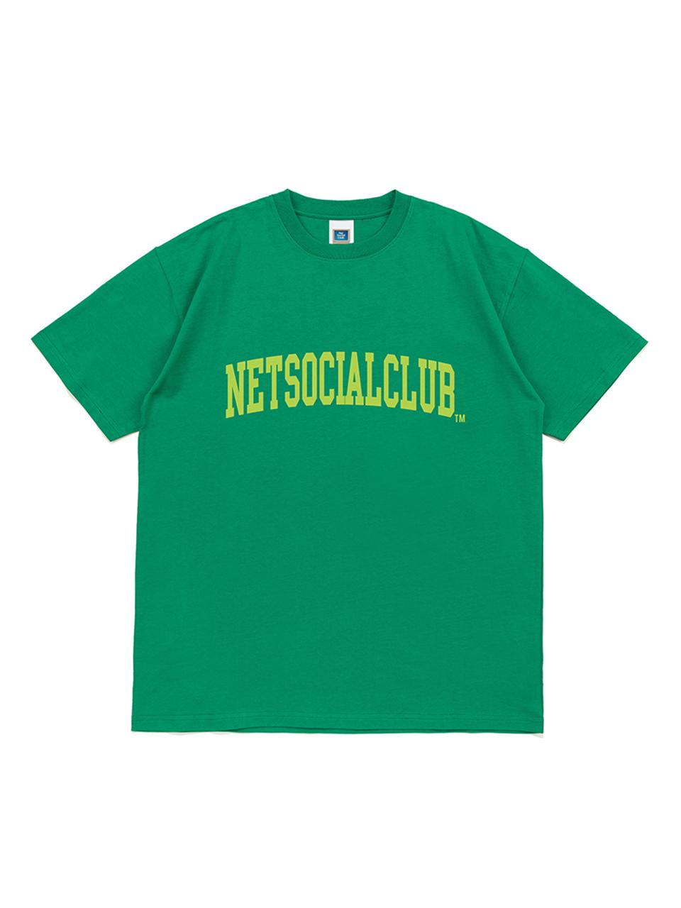 Net Social Club Arch Logo Tee (Green) Green/S