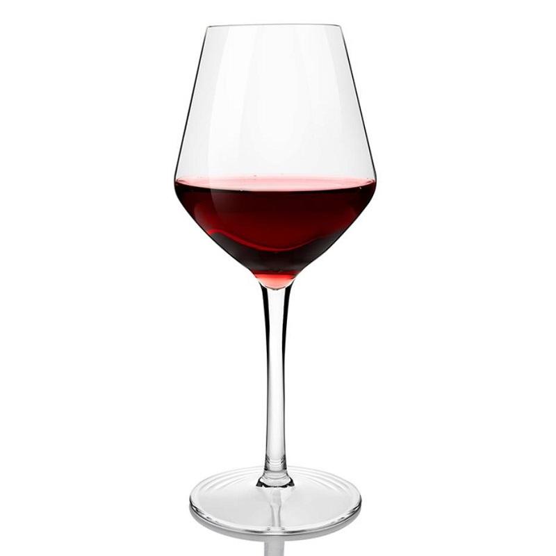 Bicchiere da vino con stelo infrangibile 100% Plastica Tritan Lavabile in lavastoviglie Bicchiere 15 oz, Set da 2-4
