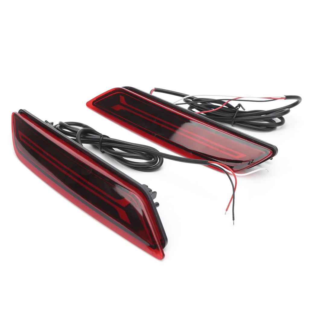 2Pcs Rear Bumper Driving Light LED Brake Parking Lamp Fit for Honda City 2017‑2018