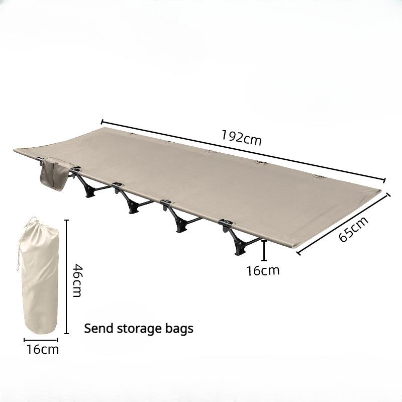 Super Light Folding Bed Portable Camping Crib Can Hold 150KG Suitable for Outdoor Base Camp, Hiking, Lightweight Backpack
