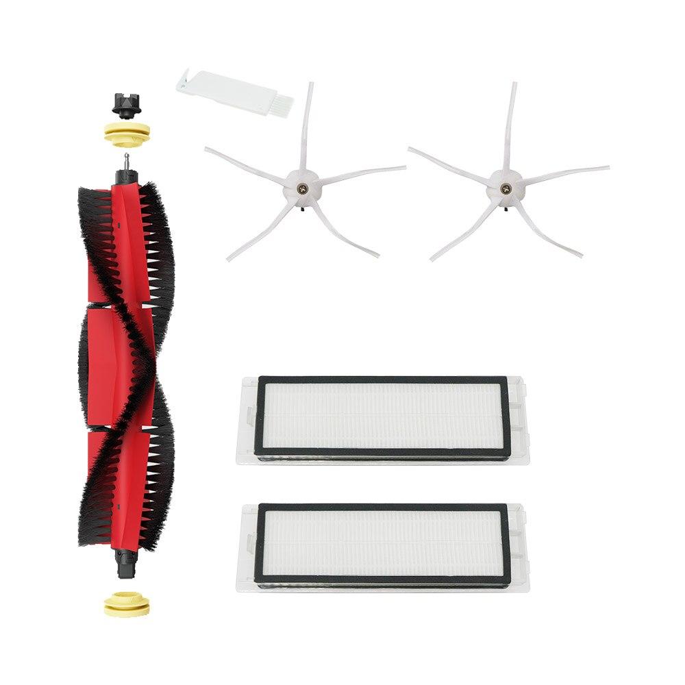 Kit Spazzole Di Ricambio Per Roborock S5 S6 T6 E2 E35 - Spazzola Rullo In Silicone E Spazzole Laterali