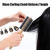 Professionelle 10/14/18/20 Reihen Friseursalon Holzgriff Borsten Rundbürste Friseur Haarbürste Haarkämme Rundbürsten