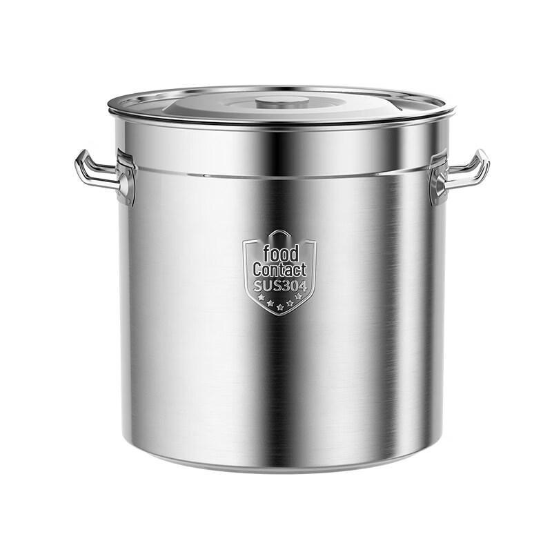 Extra Thick 304 Stainless Steel Commercial Soup Pot with Lid