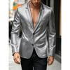 Mens Sequined Blazer Nightclub Party Performance Fashion Casual Suit Jacket