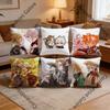 Kazuha Gorou KazuGorou HD Print Square Pillow Cover Polyester Lightweight Customizable for Home Office Sofa Decor