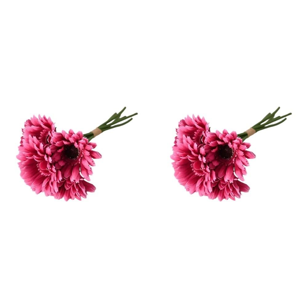 

Artificial Silk Sunflower Daisy Bouquet for Wedding and Outdoor Event Decoration Lightweight with Detailed Design красный