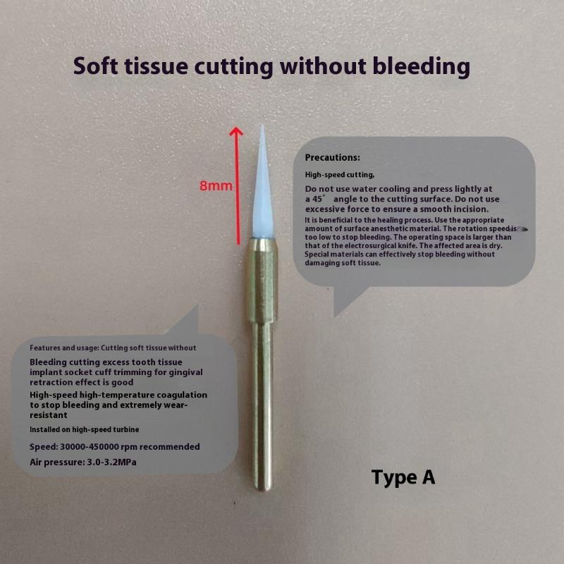 

1 шт. Стоматологические мягкие триммерные боры Имплантат Хирургические Керамические Мягкие ткани Десна Стоматология Хирургический инструмент