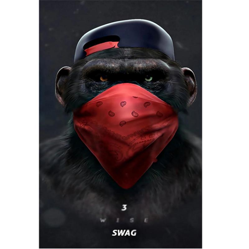 

Полный 5D Diy Алмазная картина Обезьяны Алмазная вышивка Полный набор аниме Наборы для вышивки крестом Домашний декор Подарок ручной работы