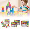 S-JIANG Sponge Foam Blocks Foam Building Blocks Soft Stacking Blocks Foam Padding Blocks Bright Color Building Blocks for Sensory Game Supplies A9I4