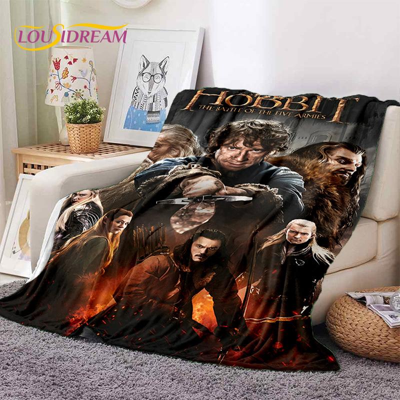 L-Lord of The Rings H-Hobbit Movie Soft Blankets,Keep Warm Throw Blanket Comfortable Blanket for Picnic Beds Sofa Home Bedroom