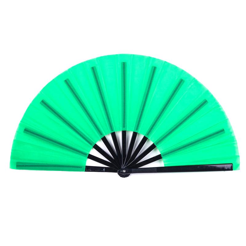 Ventaglio Pieghevole Rosso Kung Fu Tai Chi Ventaglio Classico Monocolore per Danza e Performance Ventaglio in Osso di Plastica Stile Cinese per Esercizi Mattutini