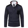 Maglione da uomo 2024 Business a collo alto in maglia grossa