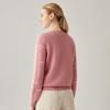 Zhaojun Women's Striped 100% Cashmere Round Neck Sweater