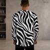 Men Plus Size Camouflage Printed Round Neck Long Sleeve T Shirt Pullover Straight Hem