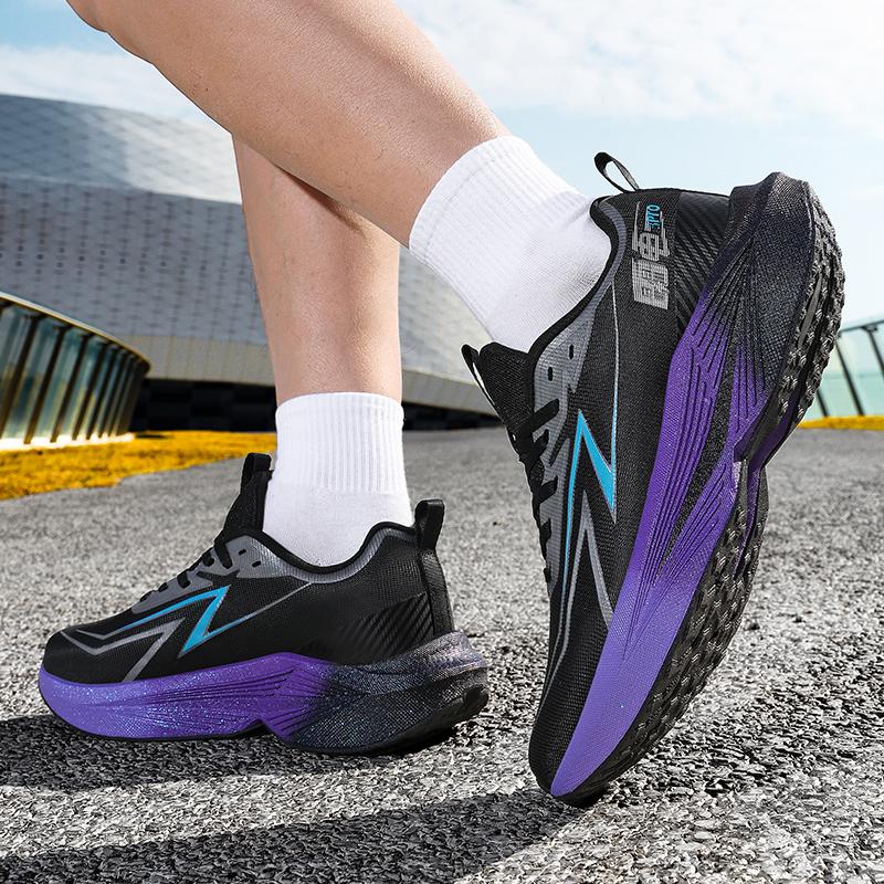 New Men Running Shoes Carbon Board Speciality Marathon Sports Breathable Lightweight Women's Comfortable Nonskid Casual Sneakers