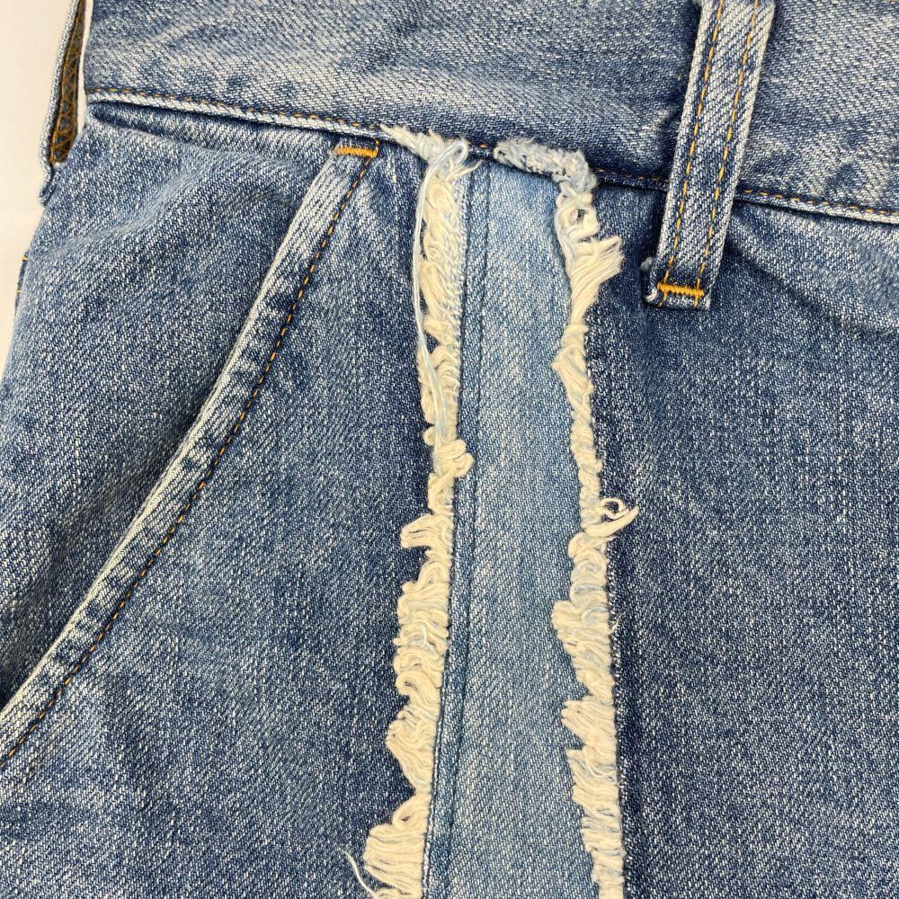 Jieda Jie-22W-PT01 Indigo Switching Over Denim Pants Bottoms 1 IndigoUsed