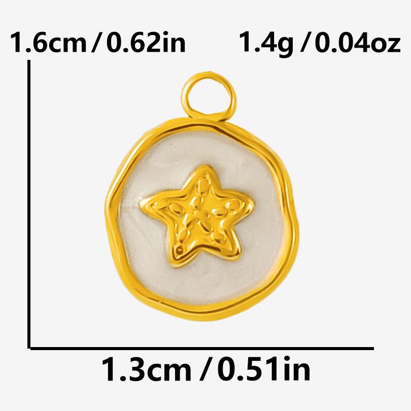 5pcs Gold Color Marine Animal Lobster Crab Enamel Charm Heart Cross Stainless Steel Pendant For Jewelry Making Keychain Earrings