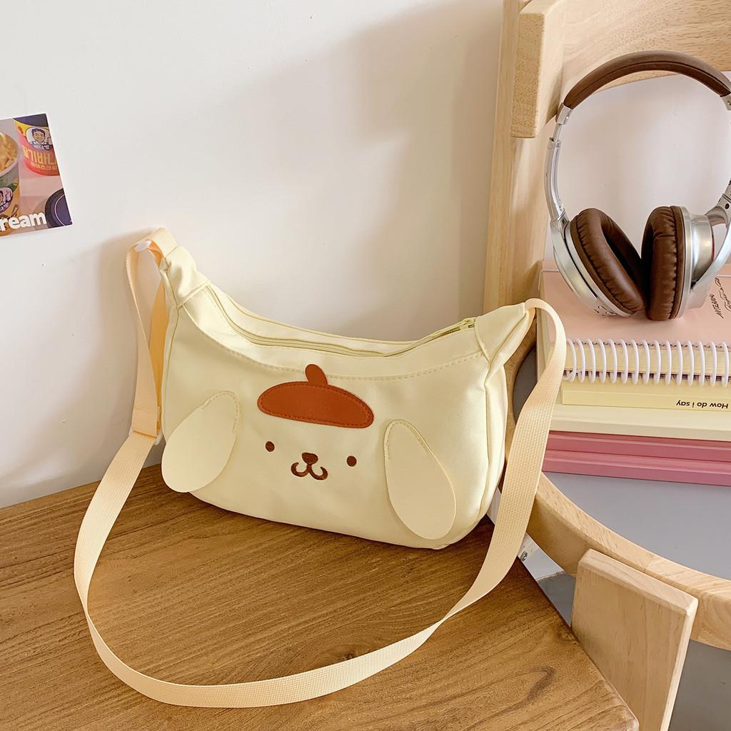 Lightweight Cute Cat Bag Teens Nylon Illustration Casual Outings