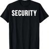 Camiseta de Seguridad Estampada Delante Detrás - Personal de Eventos Seguridad