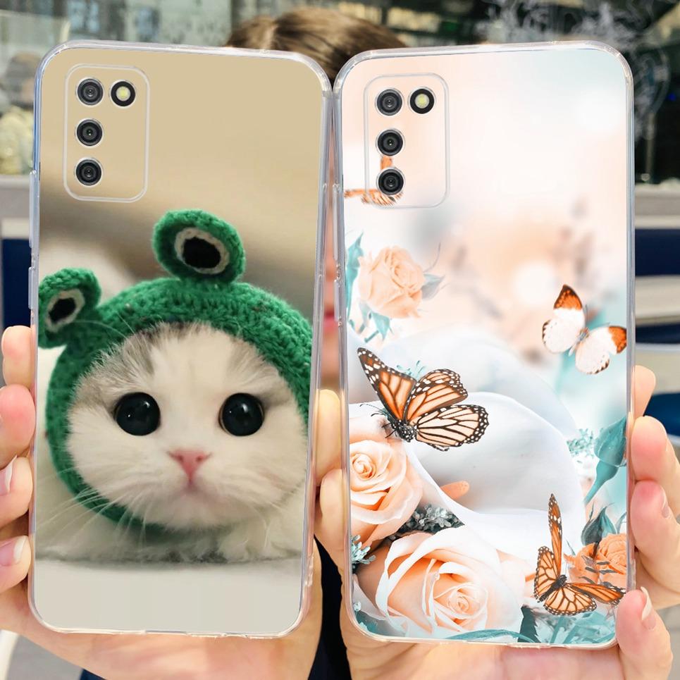 Cute Cartoon Case For Samsung Galaxy A02S Case Silicone Soft TPU Back Cover For Samsung M02 M02S A02 A02S A 02s Etui Phone Cases