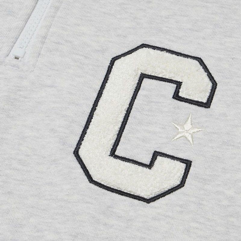 Converse ESSENTIAL SWEATSHIRT Unisex Gray 10026553-A03