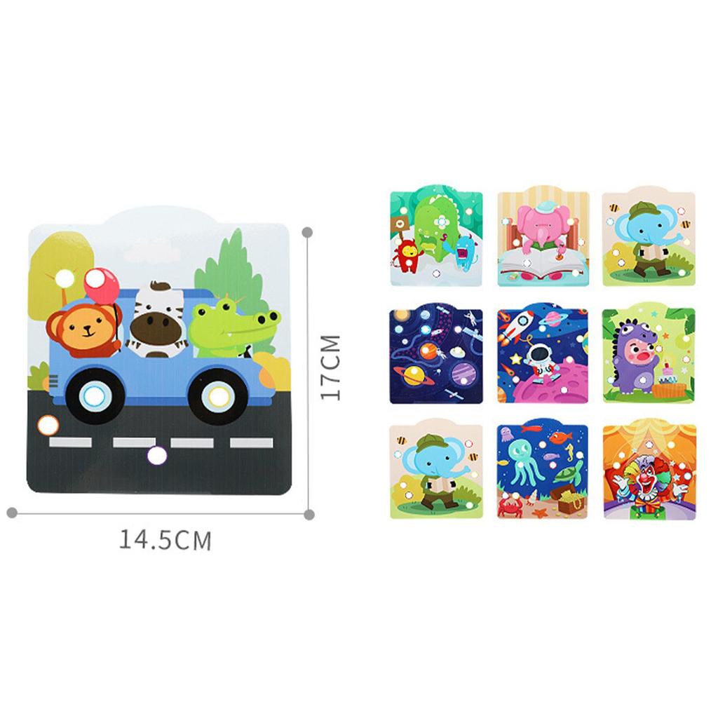 6er Set Farbpaddel Transparent - Montessori Lernmaterial Für Farben & Optik