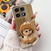 Clear For Xiaomi 14T Case Cover Luxury Cute Cat Fashion Flowers Funny Cool Painted Soft Phone Case 2406APNFAG