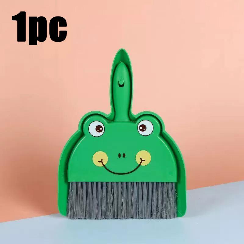 Cartoon Mini Broom And Dustpan Set, Desktop Cleaning Brush And Broom Combination, Household Desktop Dust Removal Tool