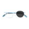 KOCOLIOR New Rubber Titanium Anti Blue Light Reading Glasses Customized Optical Round Frame Presbyopia Glasses for Men and Women