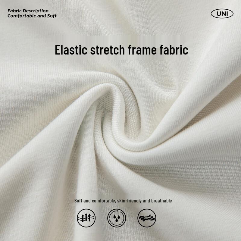 UNIFREE 2026 Summer Cute Pet Print Off-Shoulder T-Shirt