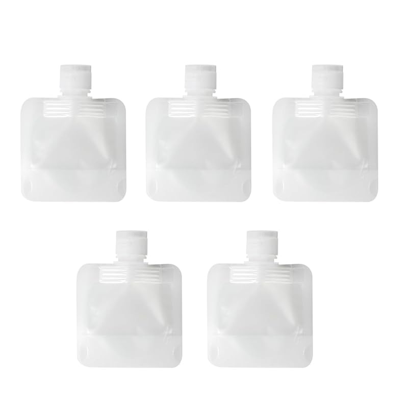 

[Spleno] travel bottle pouch container small container set of 5 30mml 50mml 100mml for travel refill travel supplies portable mini bottle disposable